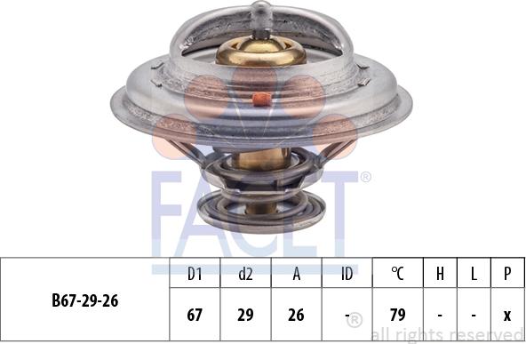 FACET 7.8638S - Thermostat, Kühlmittel alexcarstop-ersatzteile.com