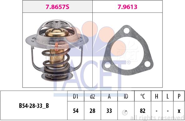 FACET 7.8637 - Thermostat, Kühlmittel alexcarstop-ersatzteile.com