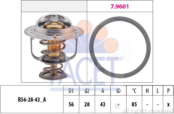 FACET 7.8398 - Thermostat, Kühlmittel alexcarstop-ersatzteile.com