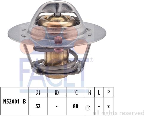 FACET 7.8355S - Thermostat, Kühlmittel alexcarstop-ersatzteile.com