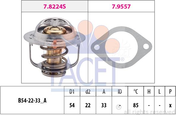 FACET 7.8335 - Thermostat, Kühlmittel alexcarstop-ersatzteile.com