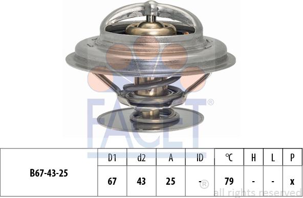 FACET 7.8333S - Thermostat, Kühlmittel alexcarstop-ersatzteile.com