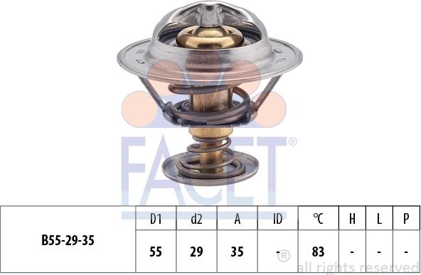 FACET 7.8323S - Thermostat, Kühlmittel alexcarstop-ersatzteile.com