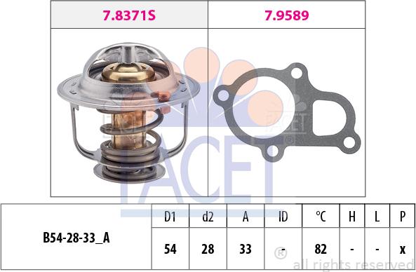 FACET 7.8372 - Thermostat, Kühlmittel alexcarstop-ersatzteile.com