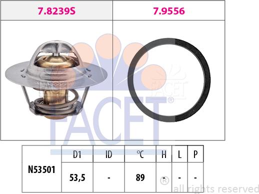 FACET 7.8297 - Thermostat, Kühlmittel alexcarstop-ersatzteile.com