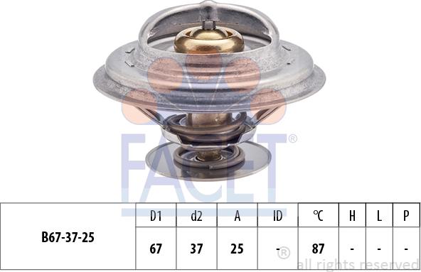 FACET 7.8256S - Thermostat, Kühlmittel alexcarstop-ersatzteile.com