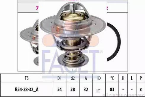 FACET 7.8201S - Thermostat, Kühlmittel alexcarstop-ersatzteile.com