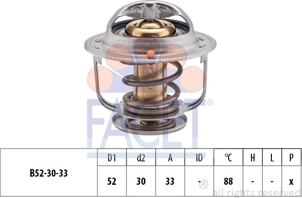 FACET 7.8238S - Thermostat, Kühlmittel alexcarstop-ersatzteile.com