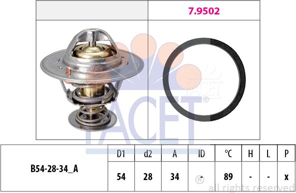 FACET 7.8220 - Thermostat, Kühlmittel alexcarstop-ersatzteile.com