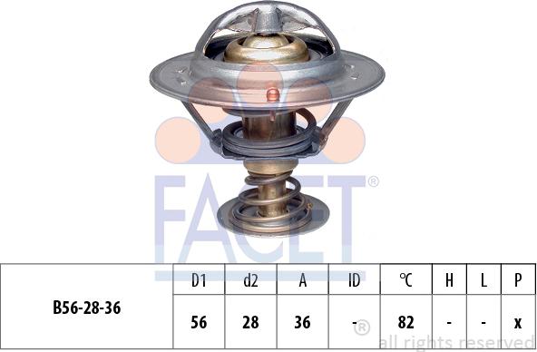 FACET 7.8222S - Thermostat, Kühlmittel alexcarstop-ersatzteile.com