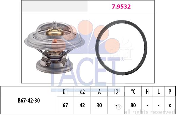 FACET 7.8271 - Thermostat, Kühlmittel alexcarstop-ersatzteile.com