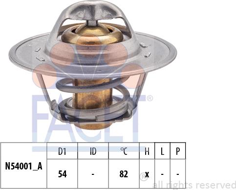 FACET 7.8273S - Thermostat, Kühlmittel alexcarstop-ersatzteile.com