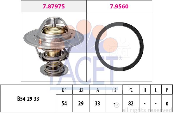 FACET 7.8797 - Thermostat, Kühlmittel alexcarstop-ersatzteile.com