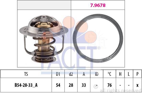 FACET 7.7934 - Thermostat, Kühlmittel alexcarstop-ersatzteile.com