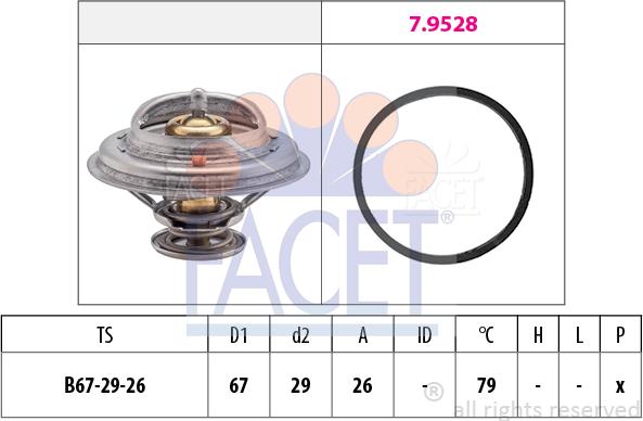 FACET 7.7937 - Thermostat, Kühlmittel alexcarstop-ersatzteile.com