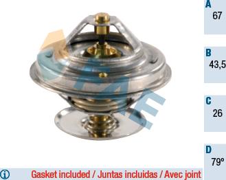 FAE 5305479 - Thermostat, Kühlmittel alexcarstop-ersatzteile.com