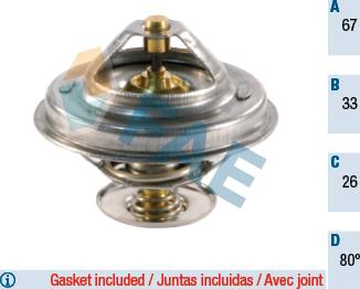 FAE 5305380 - Thermostat, Kühlmittel alexcarstop-ersatzteile.com