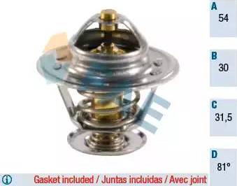 FAE 5306681 - Thermostat, Kühlmittel alexcarstop-ersatzteile.com