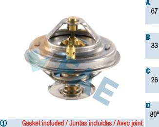 FAE 5307280 - Thermostat, Kühlmittel alexcarstop-ersatzteile.com