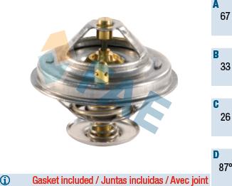 FAE 5307287 - Thermostat, Kühlmittel alexcarstop-ersatzteile.com