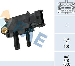 FAE 16126 - Sensor, Abgasdruck alexcarstop-ersatzteile.com