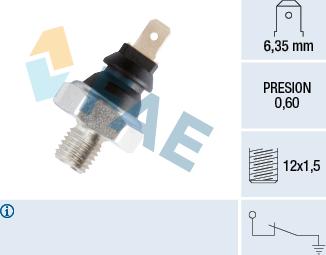 FAE 11650 - Sensor, Öldruck alexcarstop-ersatzteile.com