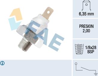 FAE 12940 - Sensor, Öldruck alexcarstop-ersatzteile.com