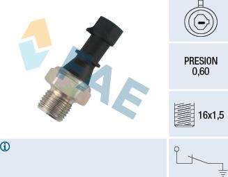 FAE 12480 - Sensor, Öldruck alexcarstop-ersatzteile.com