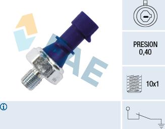 FAE 12439 - Sensor, Öldruck alexcarstop-ersatzteile.com