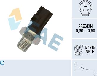 FAE 12610 - Sensor, Öldruck alexcarstop-ersatzteile.com