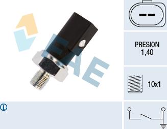 FAE 12850 - Sensor, Öldruck alexcarstop-ersatzteile.com