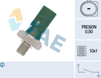 FAE 12881 - Sensor, Öldruck alexcarstop-ersatzteile.com