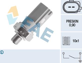 FAE 12831 - Sensor, Öldruck alexcarstop-ersatzteile.com