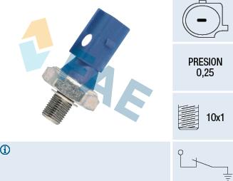 FAE 12870 - Sensor, Öldruck alexcarstop-ersatzteile.com