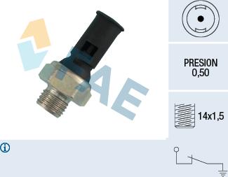 FAE 12390 - Sensor, Öldruck alexcarstop-ersatzteile.com