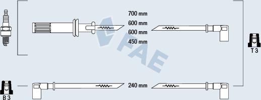 FAE 85610 - Zündleitungssatz alexcarstop-ersatzteile.com