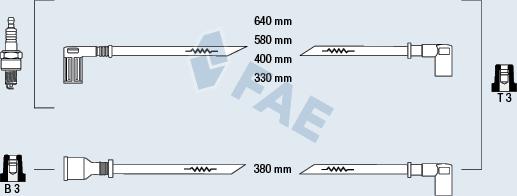 FAE 85271 - Zündleitungssatz alexcarstop-ersatzteile.com