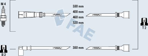 FAE 83960 - Zündleitungssatz alexcarstop-ersatzteile.com