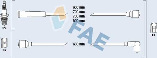 FAE 83450 - Zündleitungssatz alexcarstop-ersatzteile.com