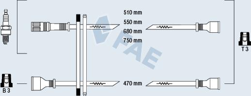 FAE 83060 - Zündleitungssatz alexcarstop-ersatzteile.com