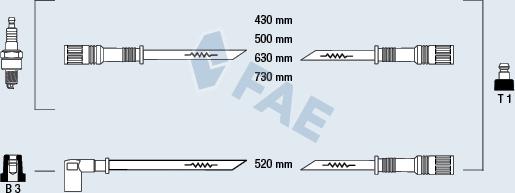 FAE 83890 - Zündleitungssatz alexcarstop-ersatzteile.com