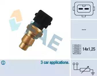 FAE 32530 - Sensor, Kühlmitteltemperatur alexcarstop-ersatzteile.com