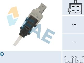 FAE 24415 - Bremslichtschalter alexcarstop-ersatzteile.com