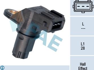 FAE 79159 - Sensor, Nockenwellenposition alexcarstop-ersatzteile.com