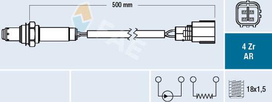 FAE 75645 - Lambdasonde alexcarstop-ersatzteile.com