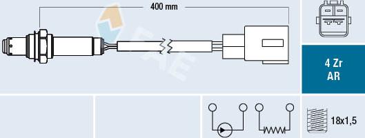 FAE 75603 - Lambdasonde alexcarstop-ersatzteile.com