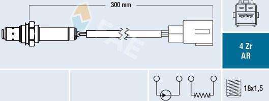 FAE 75617 - Lambdasonde alexcarstop-ersatzteile.com