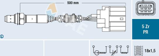 FAE 75049 - Lambdasonde alexcarstop-ersatzteile.com