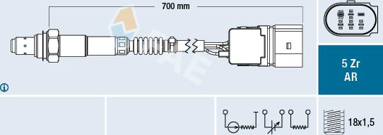 FAE 75019 - Lambdasonde alexcarstop-ersatzteile.com