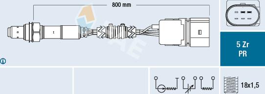 FAE 75039 - Lambdasonde alexcarstop-ersatzteile.com